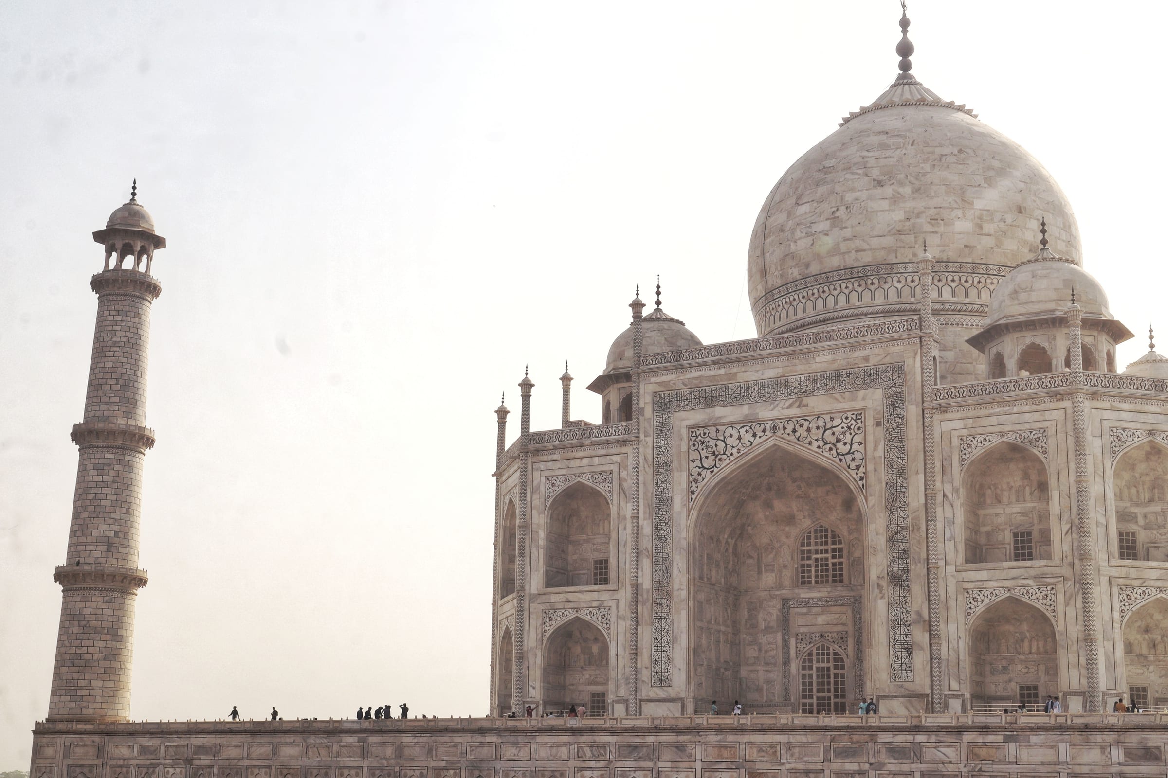 The Taj Mahal at dawn