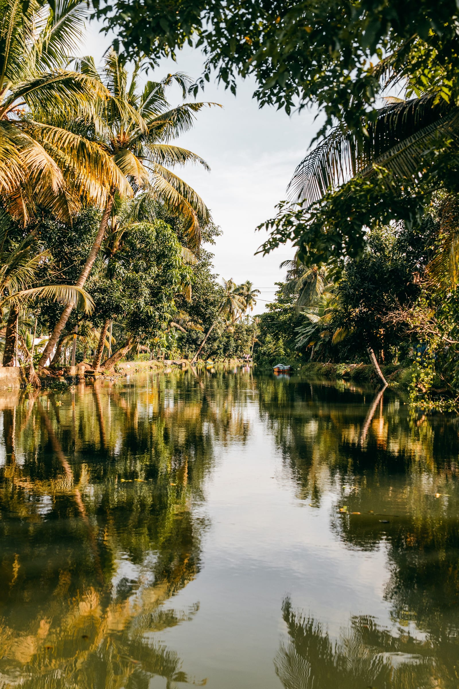 Kerala backwaters, offered as an optional extension